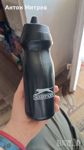 Продавам бутилка за вода за велосипед PVC - Slazenger - нова е !, снимка 1