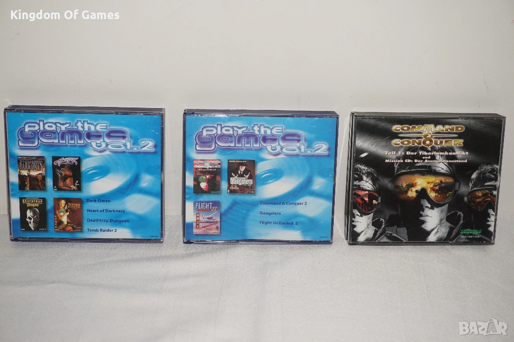 Лот от Игри за PC Command And Conquer Generale/Flight Unlimited 2/ Tomb Rider 2/Gangsters/Dark Omen/, снимка 1