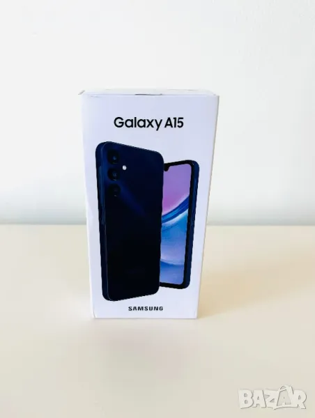 НОВ! Samsung Galaxy A15 128GB Blue Black 2г.Гаранция!, снимка 1