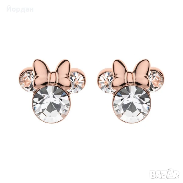!ТОП ОФЕРТА!Продавам Дамски DISNEY СРЕБЪРНИ ОБЕЦИ MINNIE MOUSE E905104PRWL, снимка 1