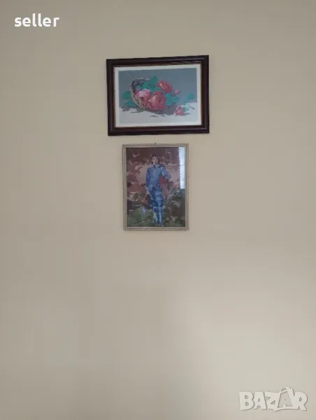 Гоблен "Момче в синьо" , снимка 1