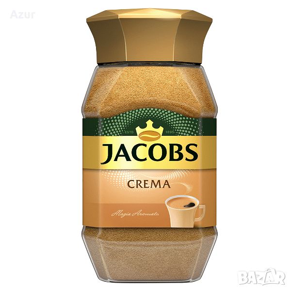 Разтворимо кафе Jacobs Crema – 200 гр., снимка 1