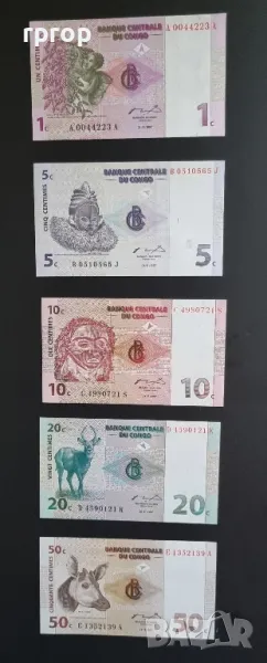 
Конго .
Африка.
1,5,10,20 и 50 сантима.
1997 година.
UNC
, снимка 1