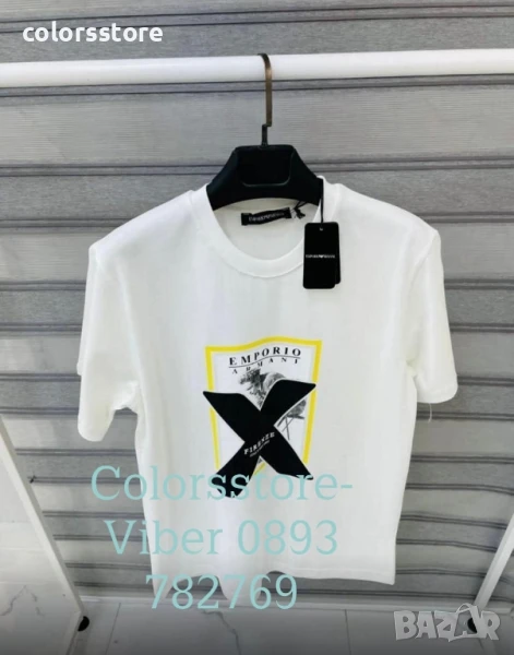 Мъжка бяла тениска Armani/IM272s, снимка 1