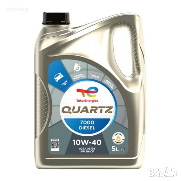 TOTAL QUARTZ 7000 DIESEL 10W-40 5L , снимка 1