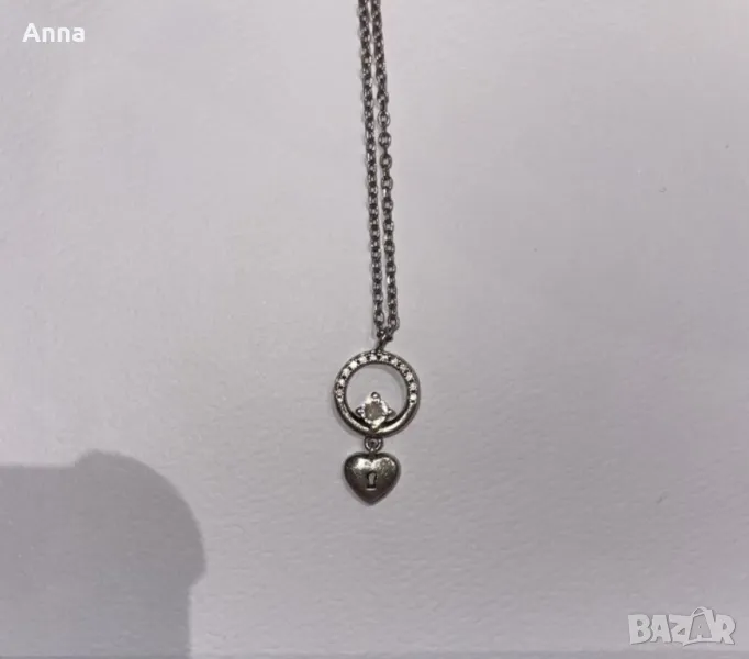 Дамско сребърно колие , снимка 1
