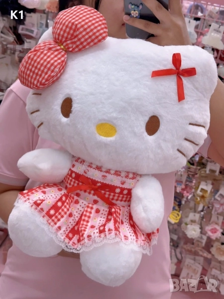 Голяма плюшена играчка Кити 50см, Hello Kitty , снимка 1