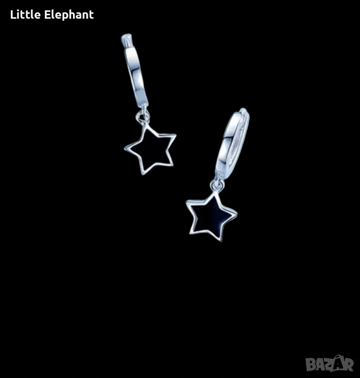 Pre order ✨ Сребърни обеци със звездни мотиви – Стил и Минимализъм ✨/нови, снимка 1