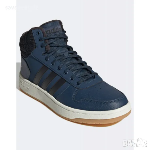 Мъжки обувки ADIDAS Hoops 2.0 Mid Shoes Navy, снимка 1