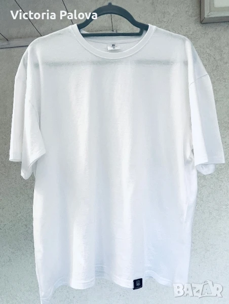 Бяла тениска ROUTE 66  памук, снимка 1