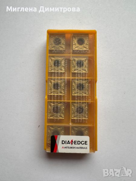 Комплект от 10 броя стругарски пластини DIA EDGE SNMG120404 MA UE6020., снимка 1