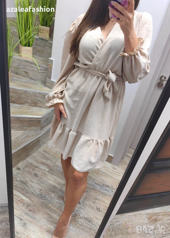 Дамска рокля с блясък, снимка 1