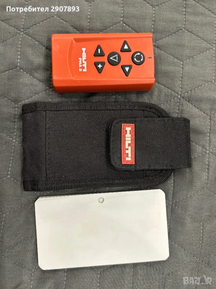 HILTI Комплект: Дистанционно управление PRA 2, плоча и калъф, снимка 1
