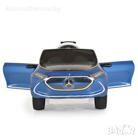 Акумулаторна кола Mercedes-Benz EQA син металик, снимка 3 - Детски велосипеди, триколки и коли - 46386210