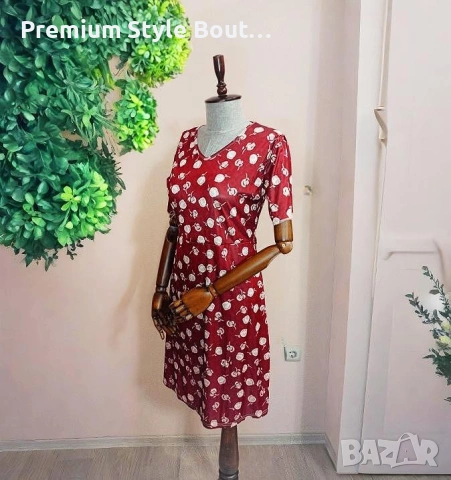 рокля с цветен десен