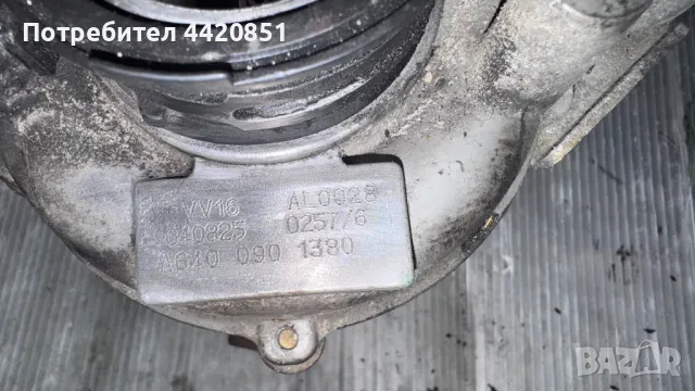 Турбо компресор за Mercedes A Class - A6400901380 /  040825, снимка 2 - Части - 50239622