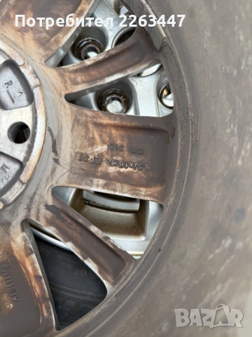 Джанти за Фолксваген Шаран 16 цола 6,5 J ЕТ 33, снимка 2 - Гуми и джанти - 54021898