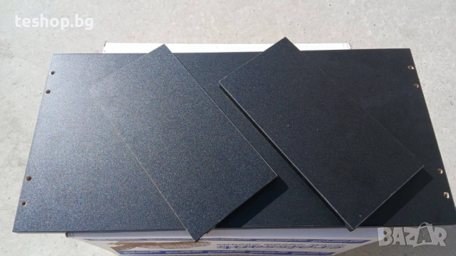 Черна стойка за монитор с отделение Relaxdays немско производство, снимка 6 - Бюра - 53790720