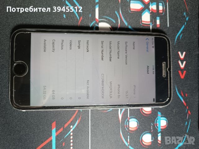 iPhone 6s 64 gb no sim , снимка 3 - Apple iPhone - 45873083