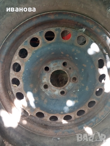 Джанти с гуми за Опел  за пет болта, снимка 3 - Части - 51540355