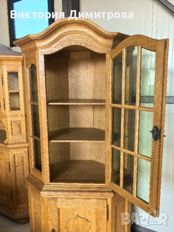 Ъглова витрина Антик , снимка 5 - Секции и витрини - 52800720