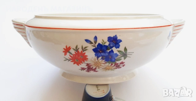 RICHTER, FENKL, HAHN - RFH – ЧЕХОСЛОВАКИЯ - Порцеланов сервиз за хранене за 6 човека чинии порцелан , снимка 9 - Други ценни предмети - 53622812