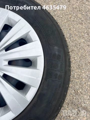 Volkswagen - VAG Комплект Джанти с Гуми 195/65 R15, снимка 6 - Гуми и джанти - 52210673