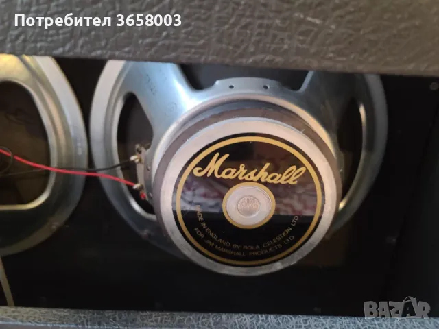 2бр 1979 Rola Celestion G12 65 в 2х12 Marshall JMP комбо кутия, снимка 3 - Китари - 48289835