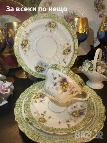 Комплект Чаша С Чинийка William Lowe Код P1806, снимка 8 - Сервизи - 53001968