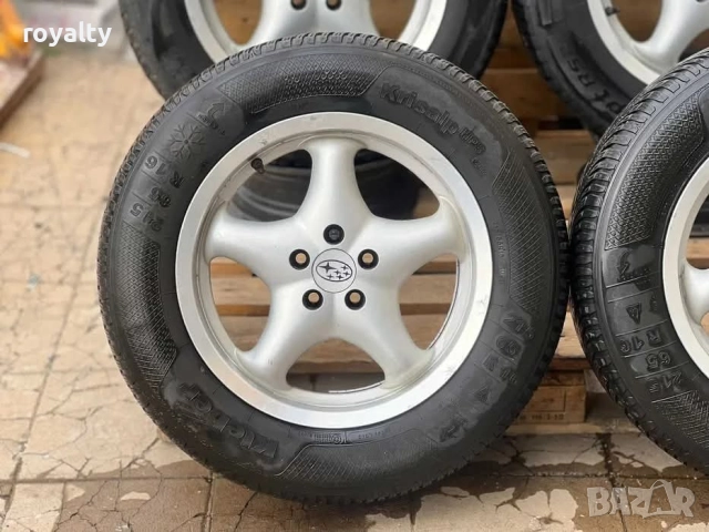 5х100 16 Джанти Субару 5x100 Subaru, снимка 3 - Аксесоари и консумативи - 51896049