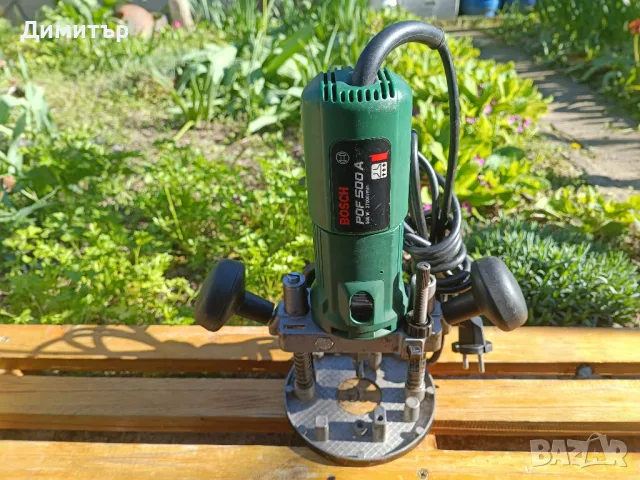 Bosch POF 500 A оберфреза/прав шлайф с плот 500 W
