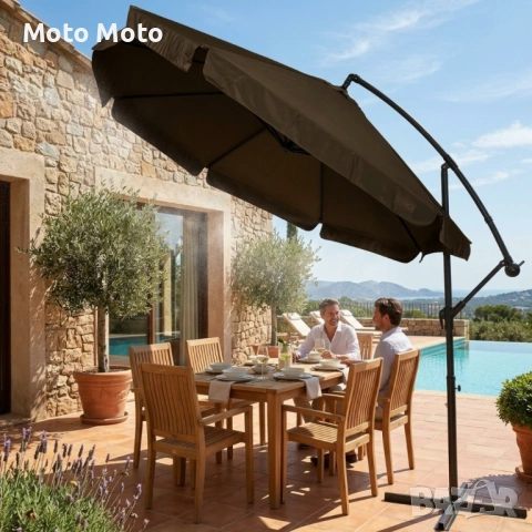 Голям градински чадър 