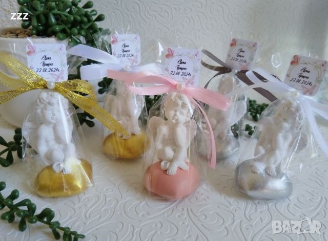 Подаръци за гости ангелчета, снимка 1 - Подаръци за кръщене - 45890549