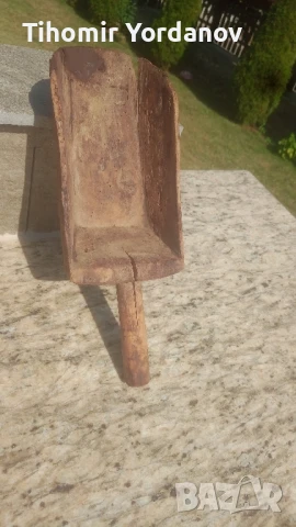 Стара дървена лопатка., снимка 18 - Антикварни и старинни предмети - 51119221