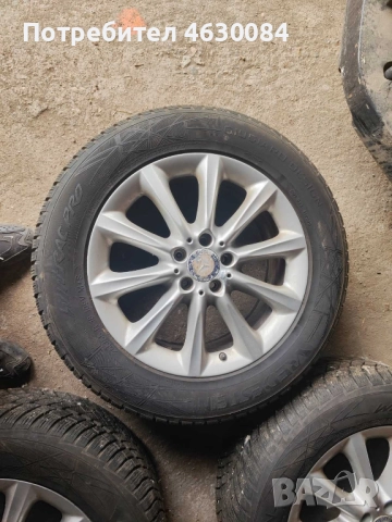 Джанти със зимни гуми 255/55/18 за Мерцедес / Mercedes W166 ML / GLE, снимка 3 - Гуми и джанти - 52143319