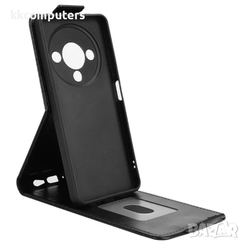 ZTE Blade A76 5 Flip3 Кожен Калъф и Скрийн Протектор, снимка 6 - Калъфи, кейсове - 51199977