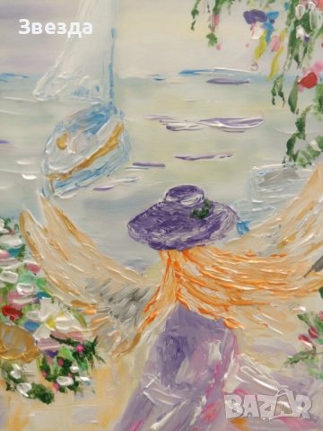 Картина "Ангелски дом", снимка 3 - Картини - 51755319