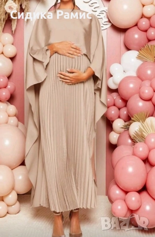 Рокля за бременна, снимка 2 - Дрехи за бременни - 51967385