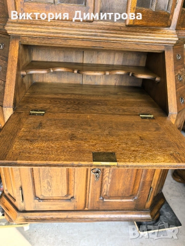 Антично Писалище / секретар, снимка 14 - Секции и витрини - 53866310