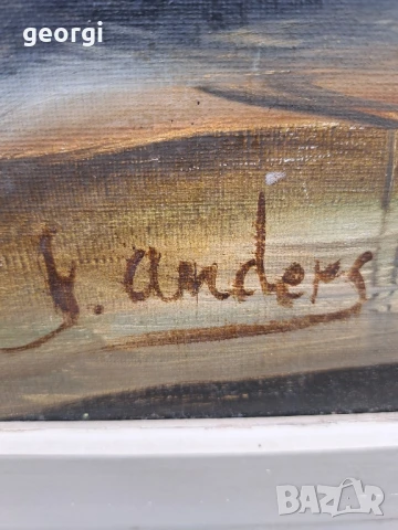 голяма стара картина натюрморт , снимка 9 - Картини - 51392256