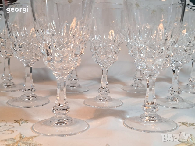 немски кристални чаши 34/2, снимка 4 - Чаши - 53761281