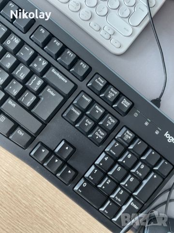 Клавиатура + мишка - Комплект Logitech MK120, снимка 6 - Клавиатури и мишки - 46144775