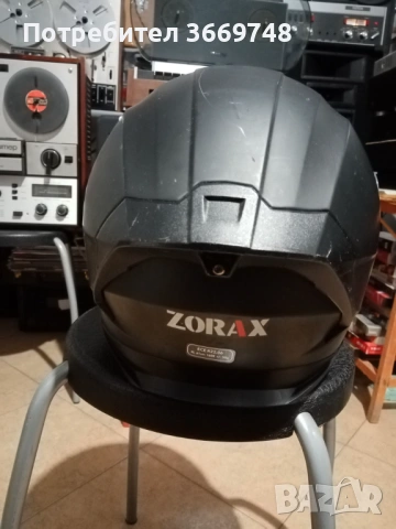Продава се запазена модуларна мото каска ZORAX, снимка 5 - Спортна екипировка - 54218979