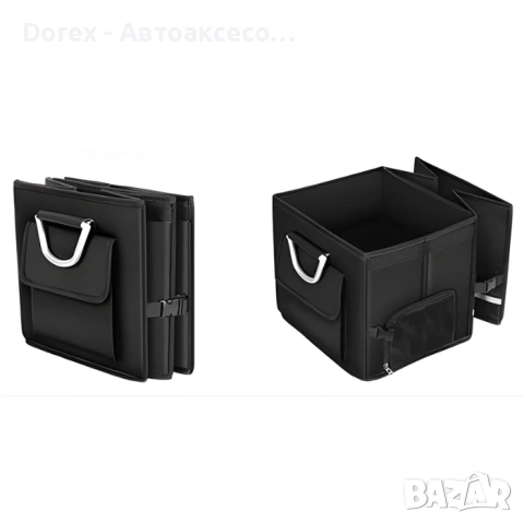 Органайзер за кола с капак и дръжки, еко кожа, 50 х 30см., снимка 2 - Аксесоари и консумативи - 51994984