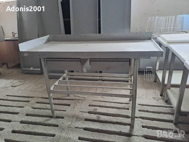 Работна плот маса от неръждавейка