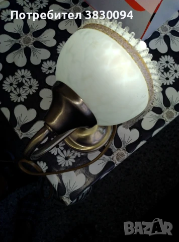 Ретро нощна лампа, снимка 3 - Настолни лампи - 51237476