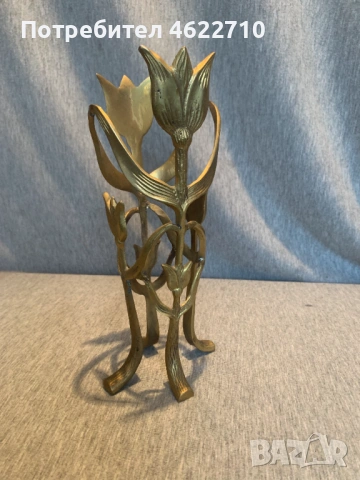 бронзова фигура съд , снимка 2 - Антикварни и старинни предмети - 53065696