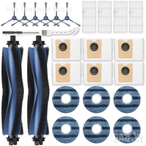 Нови HEPA филтри торбички моп кърпи четки за Eufy Omni C20 24 броя 