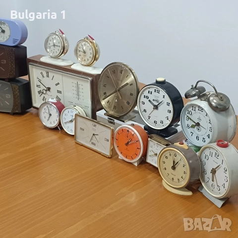 Руски/Немски/Китайски/Японски/Румънски будилници часовници , снимка 4 - Антикварни и старинни предмети - 49761232