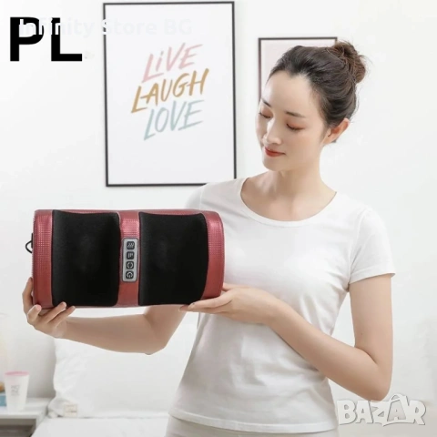 💆‍♂️✨ Комплект за релакс – масажор за крака с нагряване + масажираща възглавница ✨💆‍♀️, снимка 4 - Масажори - 53465040